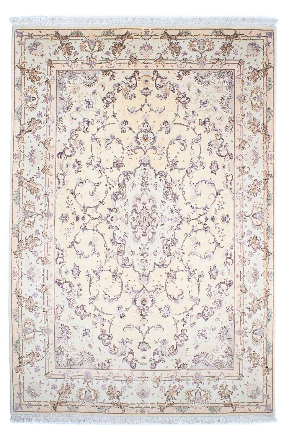 Persisk tæppe - Tabriz - Royal - 239 x 163 cm - beige