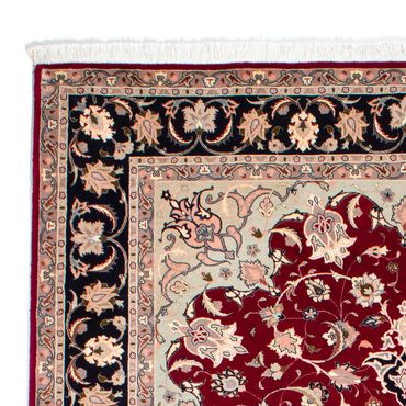 Tapete Persa - Tabriz - Royal - 236 x 178 cm - vermelho escuro