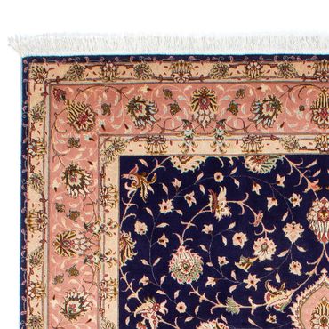 Tapis persan - Tabriz - Royal - 250 x 163 cm - bleu foncé