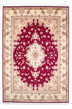 Tappeto Persero - Tabriz - Reale - 243 x 165 cm - rosso scuro