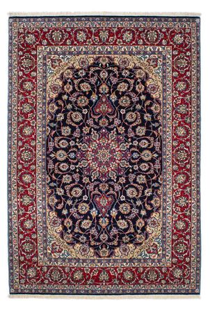 Tapis persan - Isfahan - Premium - 233 x 160 cm - bleu foncé