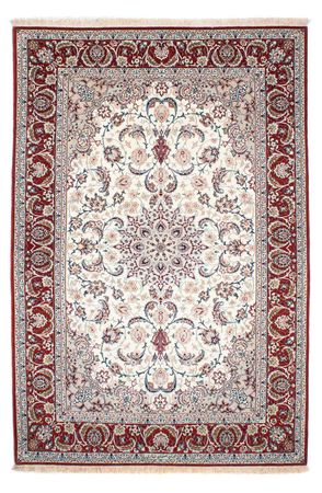 Perserteppich - Isfahan - Premium 237 x 155 cm, Schurwollteppich,  Teppich Wohnzimmer, Schlafzimmer Teppich