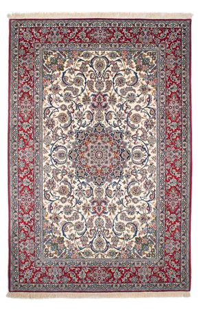 Perserteppich - Isfahan - Premium 238 x 161 cm, Schurwollteppich,  Teppich Wohnzimmer, Teppich Schlafzimmer