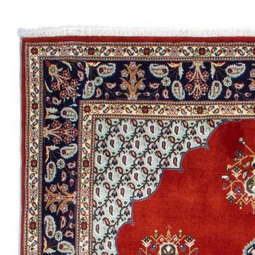 Alfombra persa - Ghom - 243 x 179 cm - rojo oscuro