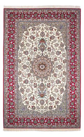 Dywan perski - Isfahan - Premium - 248 x 159 cm - beżowy