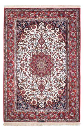 Perserteppich - Isfahan - Premium 235 x 158 cm, Wolltepich,  Wohnzimmer Teppich, Schlafzimmer Teppich