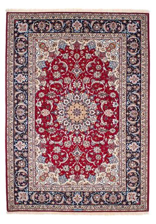 Perserteppich - Isfahan - Premium 227 x 164 cm, Schurwollteppich,  Wohnzimmer Teppich, Schlafzimmer Teppich