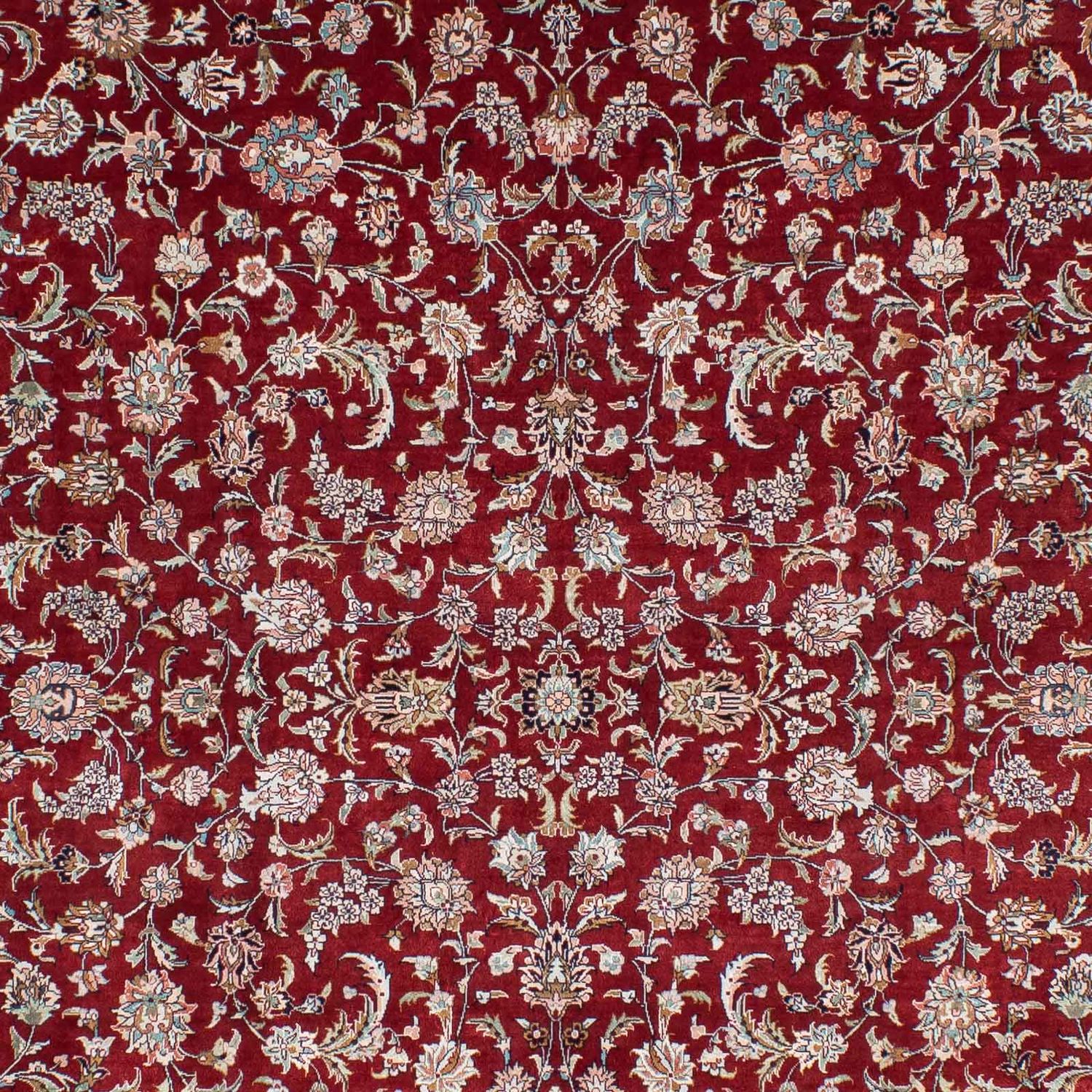 Tapete Oriental - Hereke - 246 x 170 cm - vermelho escuro