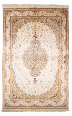 Perzisch tapijt - Ghom - 235 x 157 cm - beige