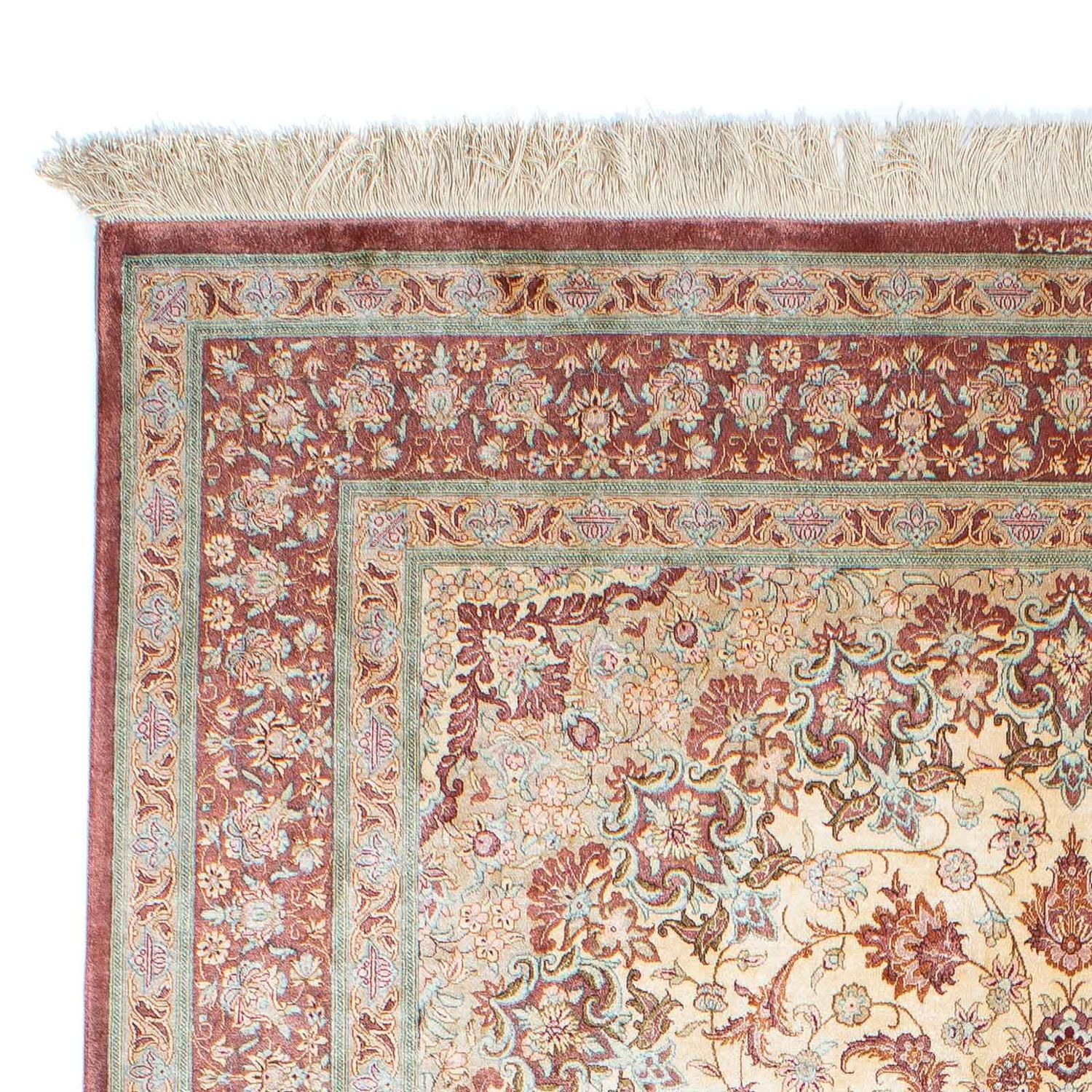 Tapis persan - Ghom - 238 x 159 cm - beige