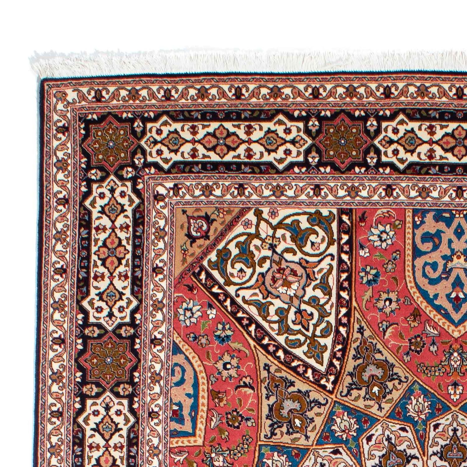 Tapete Persa - Tabriz - Royal - 252 x 167 cm - castanho claro