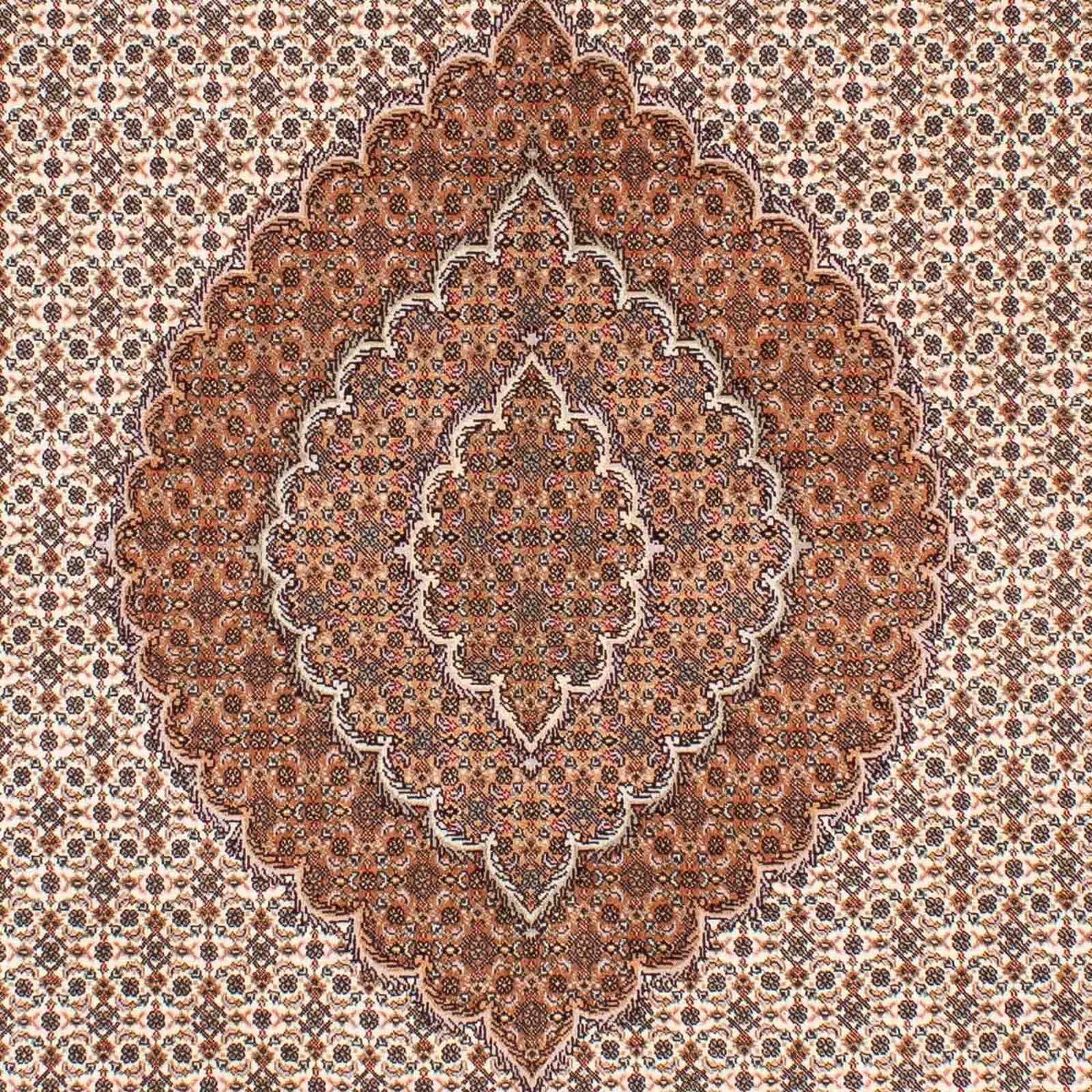 Tapis persan - Tabriz - 250 x 168 cm - marron clair