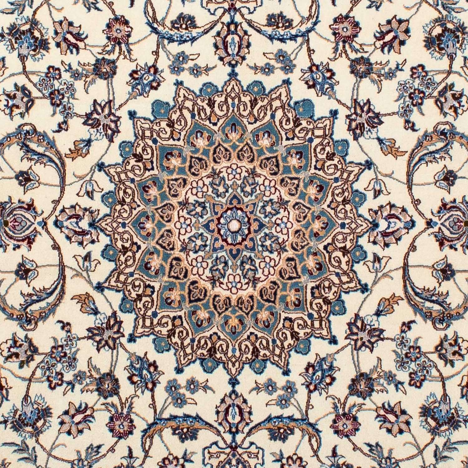Persisk teppe - Nain - Premium - 194 x 128 cm - beige