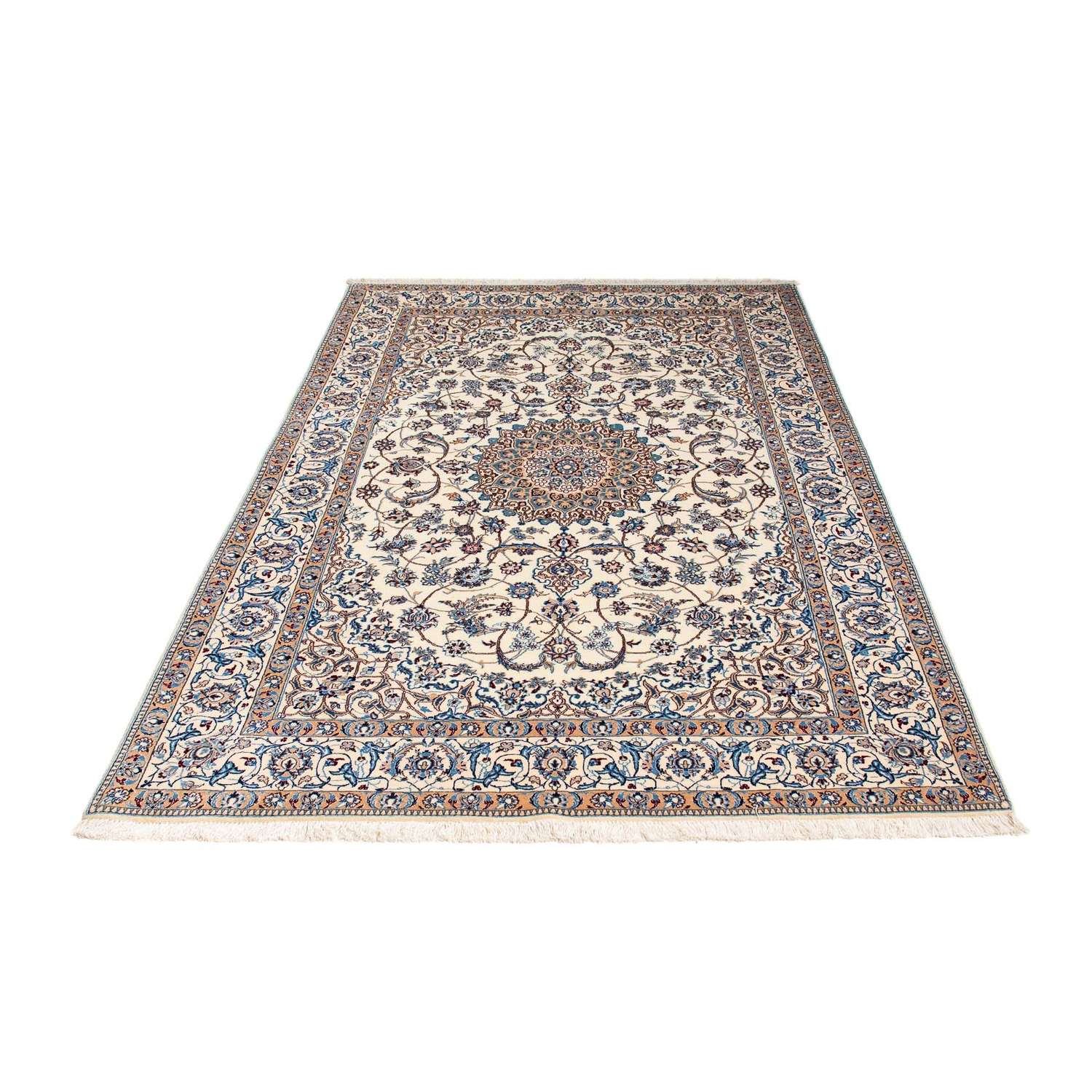 Perzisch tapijt - Nain - Premium - 194 x 128 cm - beige