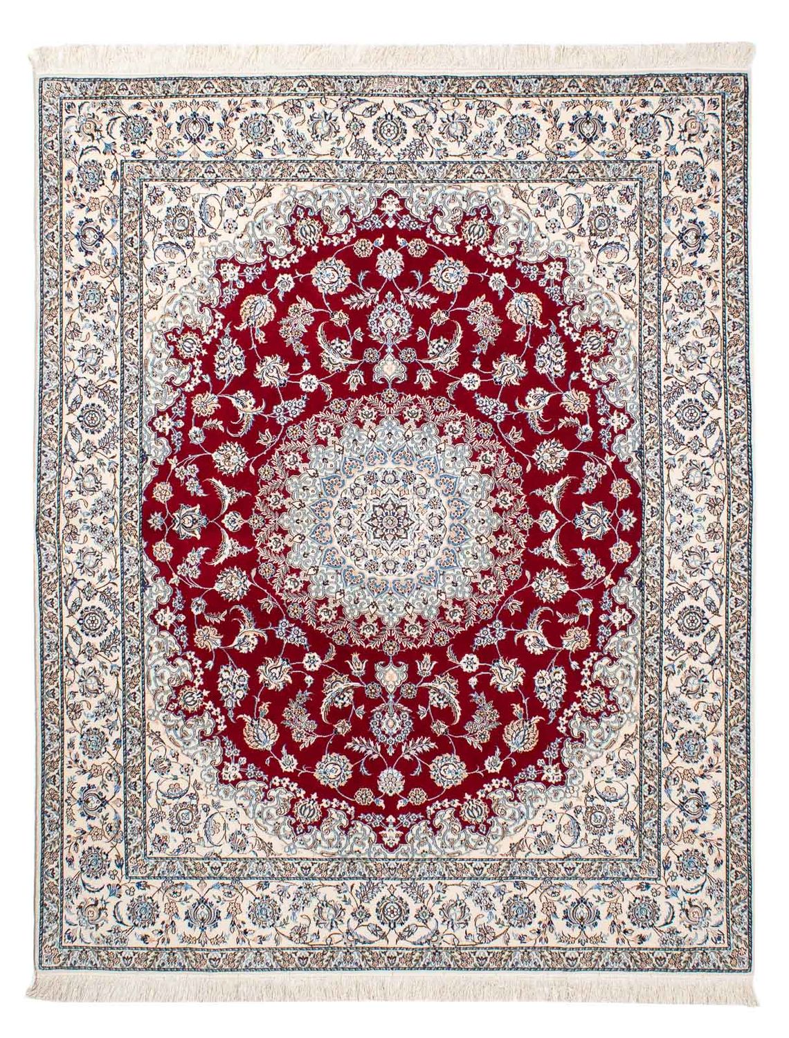 Perser Rug - Nain - Premium - 199 x 157 cm - dark red