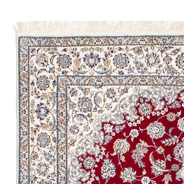 Tapis persan - Nain - Premium - 199 x 157 cm - rouge foncé