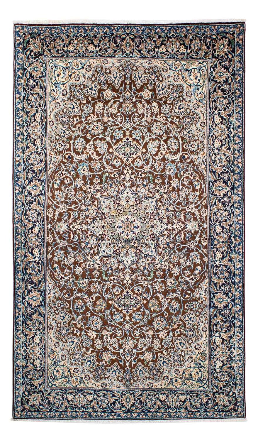 Tapete Persa - Nain - Royal - 253 x 150 cm - azul escuro