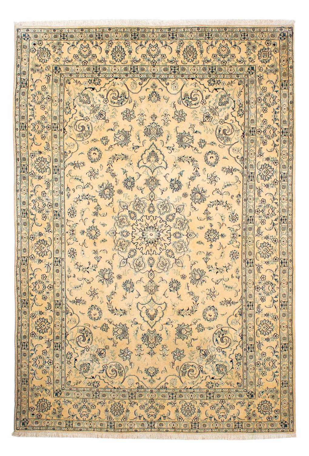 Perzisch tapijt - Nain - Koninklijk - 238 x 167 cm - beige