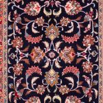 Tapis de couloir Tapis persan - Tabriz - Royal - 298 x 65 cm - bleu foncé