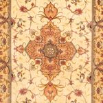 Loper Perzisch tapijt - Tabriz - Royal - 314 x 80 cm - lichtbruin