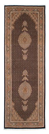 Runner Perser Rug - Tabriz - 248 x 81 cm - dark blue