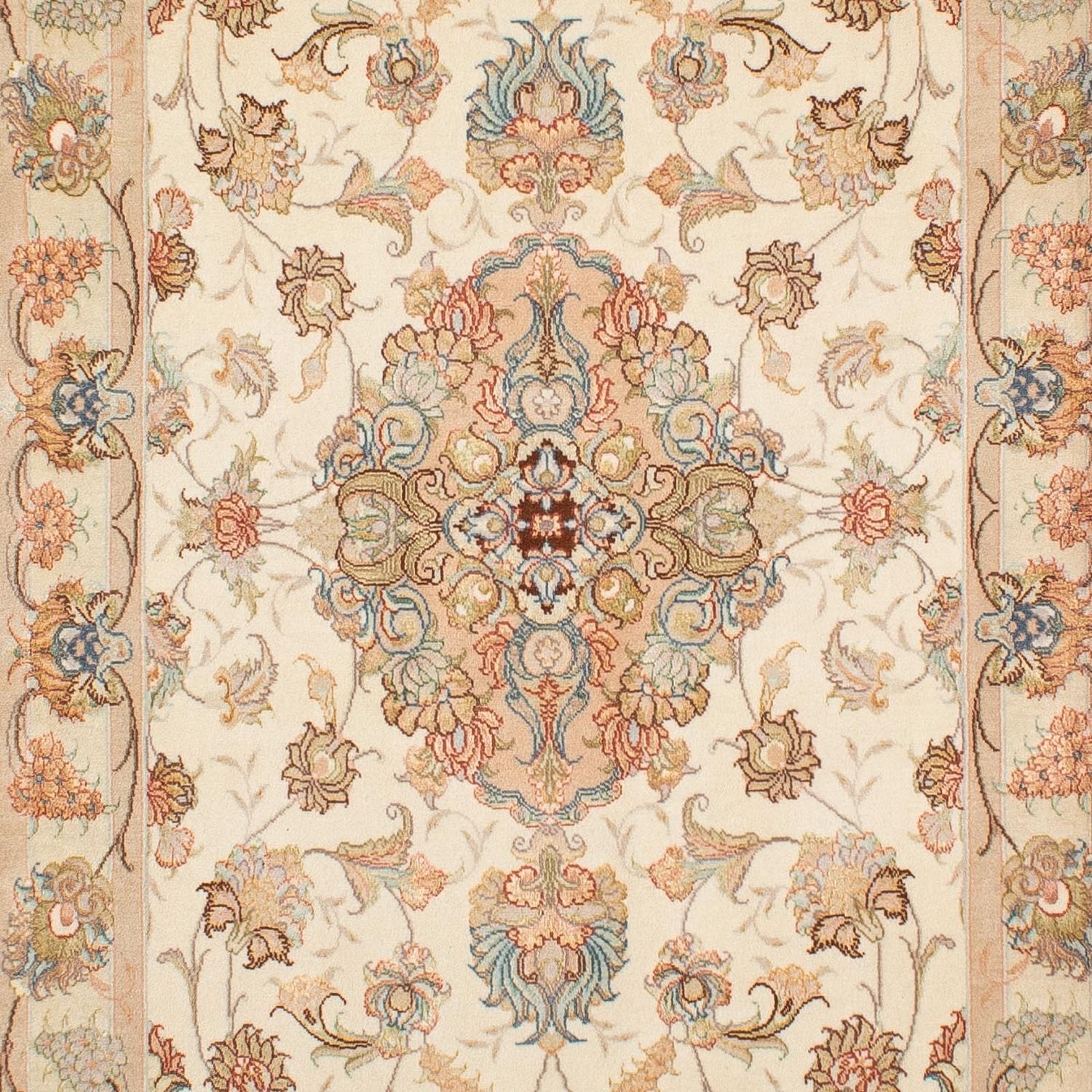 Runner Perser Rug - Tabriz - Royal - 330 x 86 cm - beige