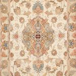 Corredor Tapete Persa - Tabriz - Royal - 330 x 86 cm - bege