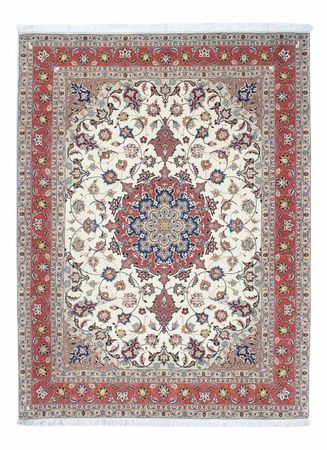 Perzisch tapijt - Tabriz - Royal - 203 x 154 cm - beige