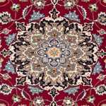Persisk tæppe - Tabriz - Royal - 198 x 155 cm - mørkerød