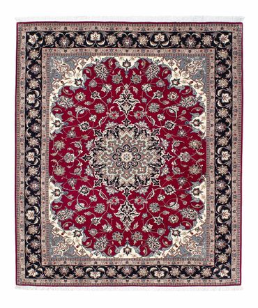 Tappeto Persero - Tabriz - Reale - 184 x 154 cm - rosso scuro