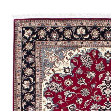 Tapete Persa - Tabriz - Royal - 184 x 154 cm - vermelho escuro