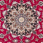 Tapete Persa - Tabriz - Royal - 200 x 155 cm - vermelho escuro