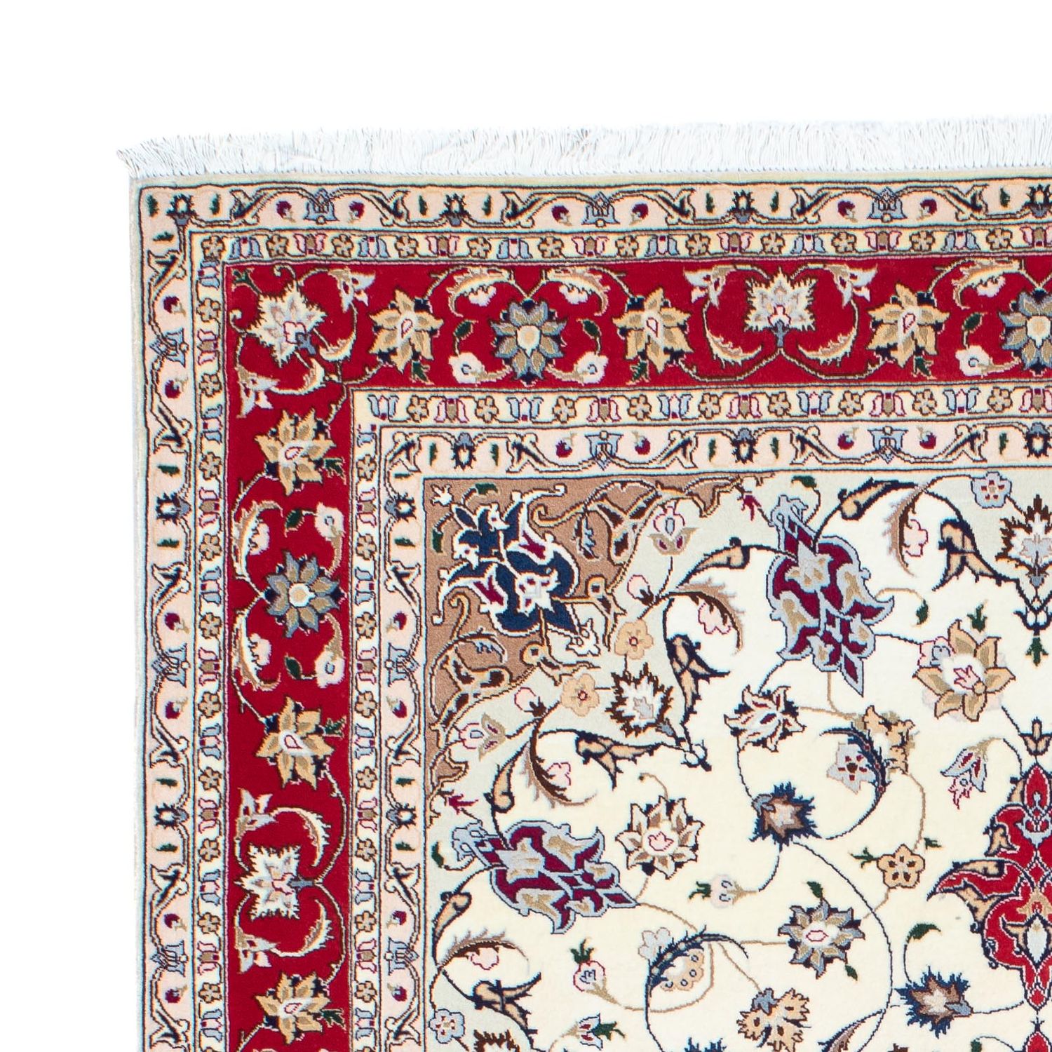 Tapis persan - Tabriz - Royal - 205 x 154 cm - beige