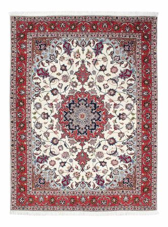 Alfombra Persa - Tabriz - Real - 201 x 153 cm - beige