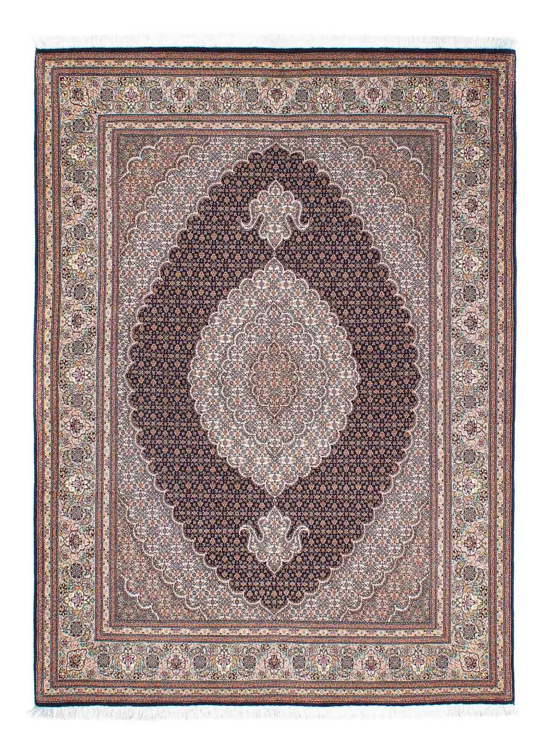 Perzisch tapijt - Tabriz - 206 x 149 cm - lichtbruin