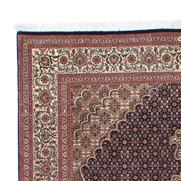 Tapis persan - Tabriz - 200 x 154 cm - marron foncé