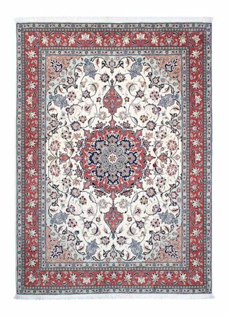 Alfombra Persa - Tabriz - Real - 210 x 150 cm - beige