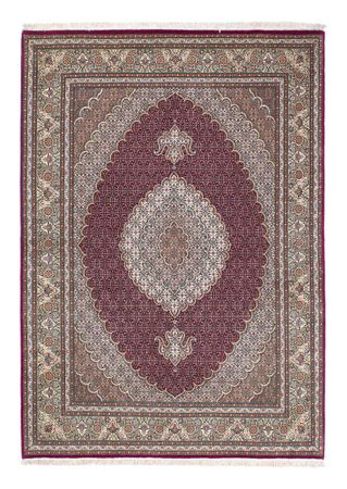 Tapis persan - Tabriz - 208 x 150 cm - rouge foncé