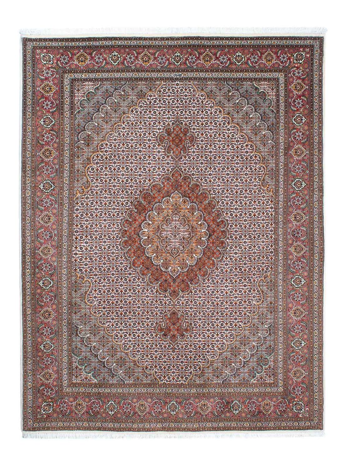 Tappeto Persero - Tabriz - Reale - 208 x 153 cm - marrone chiaro