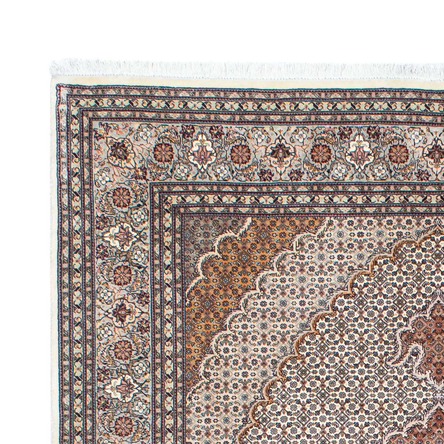 Dywan perski - Tabriz - 202 x 151 cm - beżowy