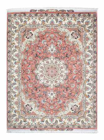 Alfombra Persa - Tabriz - Real - 204 x 154 cm - rosa