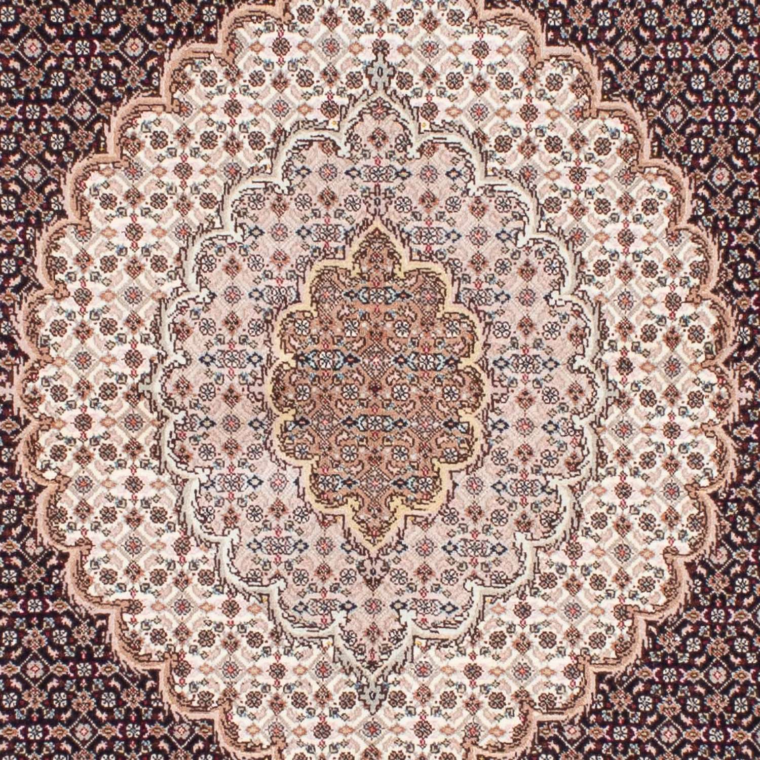 Persisk tæppe - Tabriz - 187 x 150 cm - lys brun