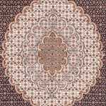Tapete Persa - Tabriz - 187 x 150 cm - castanho claro