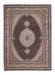 Perský koberec - Tabríz - Královský - 208 x 150 cm - světle hnědá