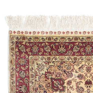 Tapete Oriental - Hereke - 122 x 69 cm - vermelho escuro