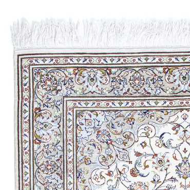 Tapis persan - Ghom - 121 x 80 cm - beige