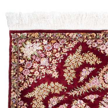 Perser Rug - Ghom - 122 x 85 cm - dark red