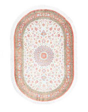 Perser Rug - Ghom oval  - 120 x 76 cm - beige