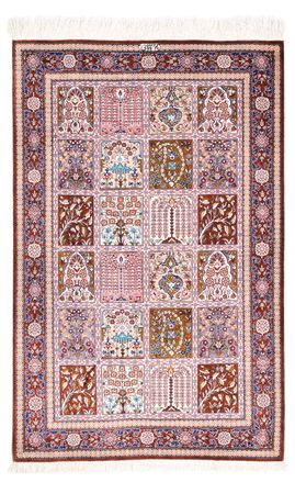 Tapis persan - Ghom - 122 x 77 cm - multicolore