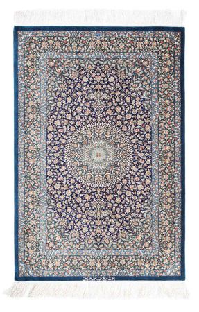 Perser Rug - Ghom - 121 x 78 cm - dark blue